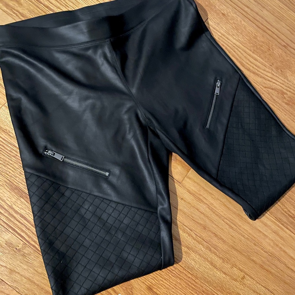 Express Leather Leggings M